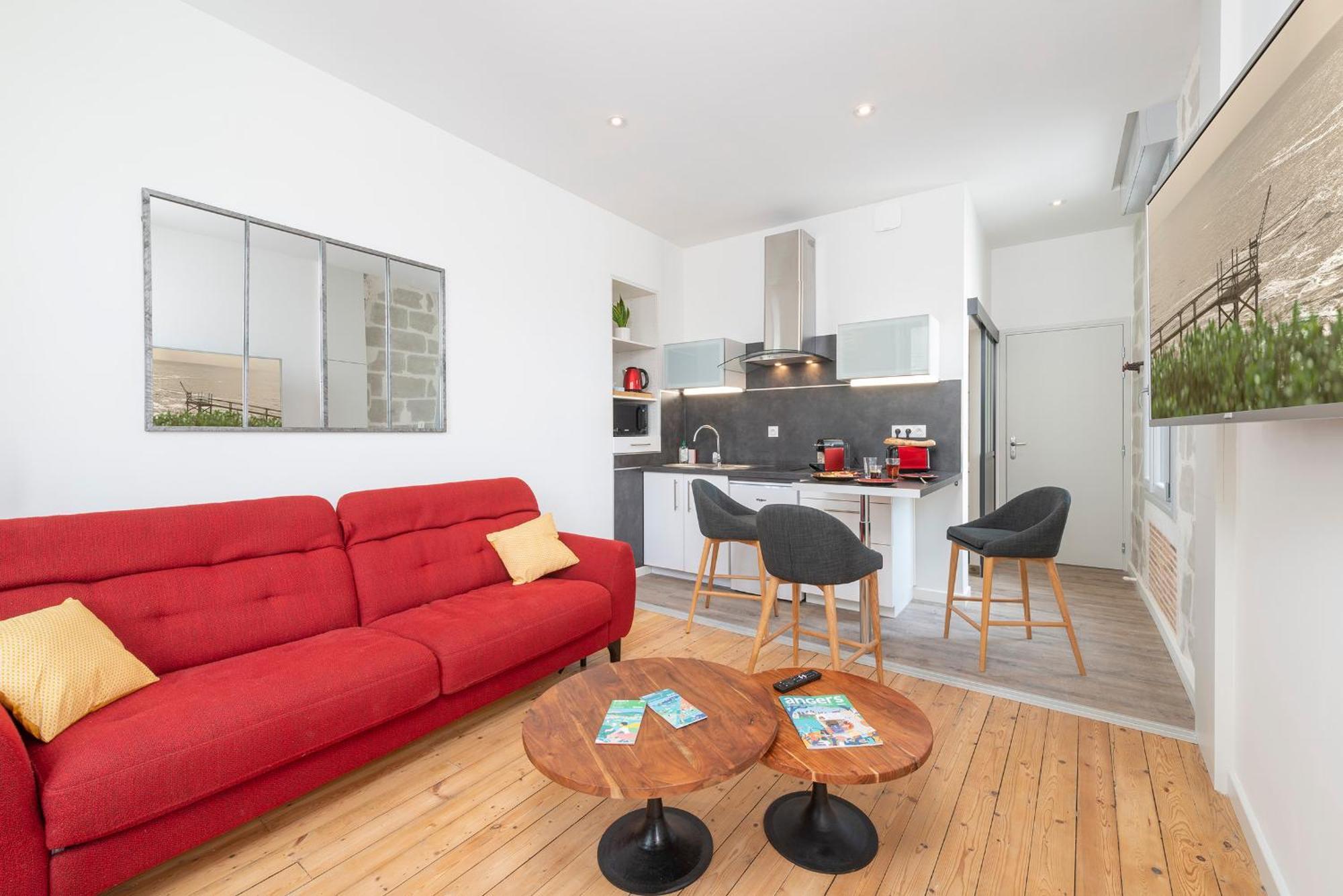Ferienwohnung Hyper Centre 14 Rue Valdemaine Angers Zimmer foto